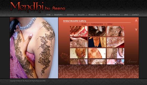 Websites: Mendhi By Reena
