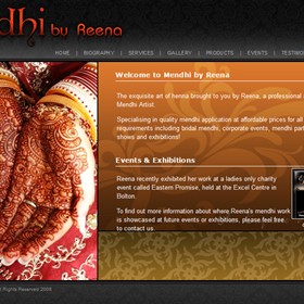 Websites: Mendhi By Reena