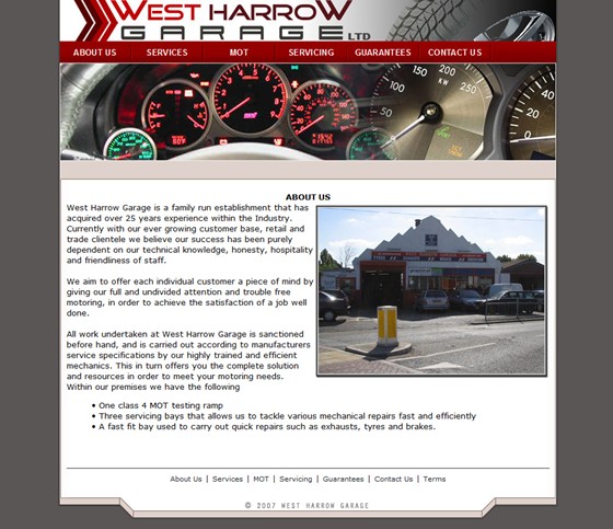 Websites: West Harrow Garage