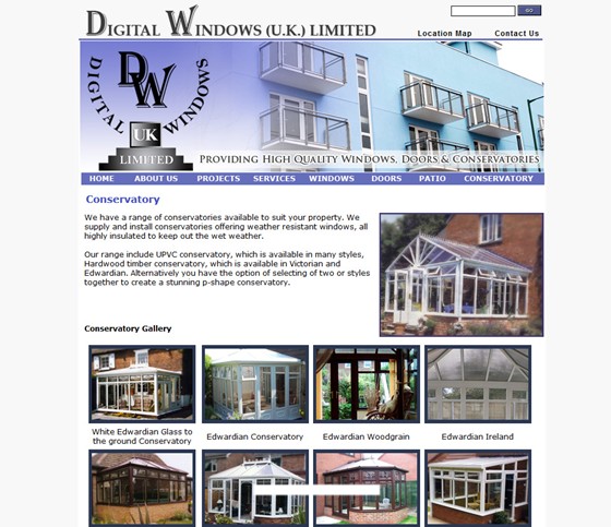 Websites: Double Glazing Company in UK
