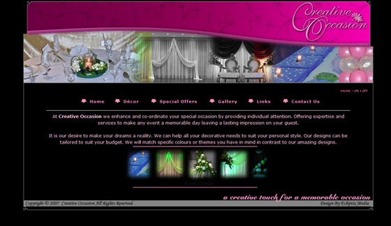 Websites: Creative Occasions